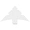 Ekena Millwork Alberta Architectural Grade PVC Gable Bracket, 36"W x 19 1/2"H x 4"D x 6"F, 13/12 Pitch GBP036X20X0406ALB00 - alternate 5